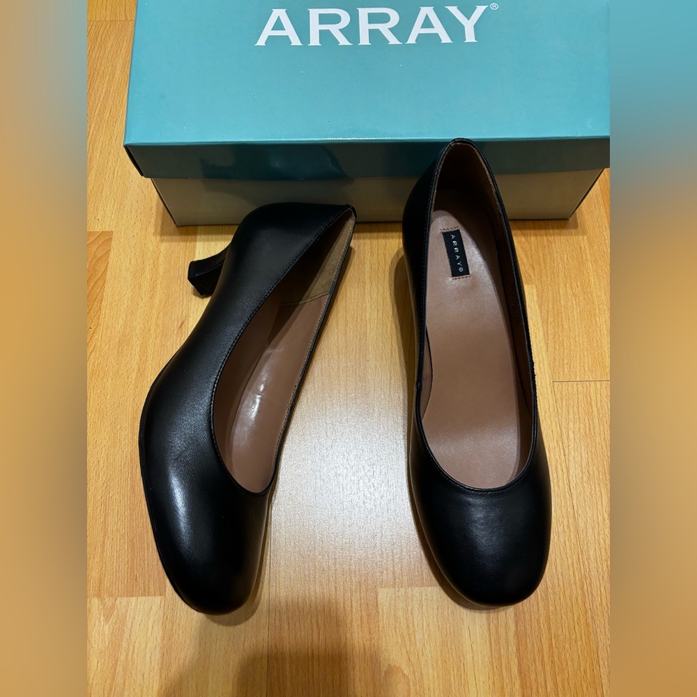 ARRAY Flatter Women’s Black comfort pumps NEW